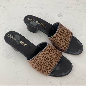 YSL kitten heel sandal